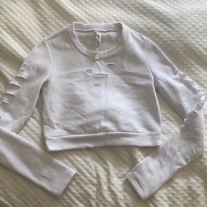 Cropped Alo sweatshirt